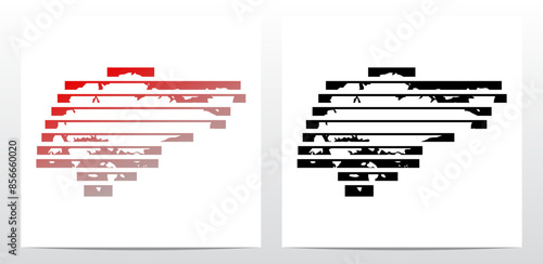 Behind Bars Prison Stripe Lines Map Of Singapore
