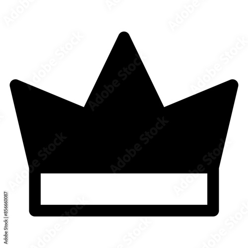 vip glyph  icon isolated on white background