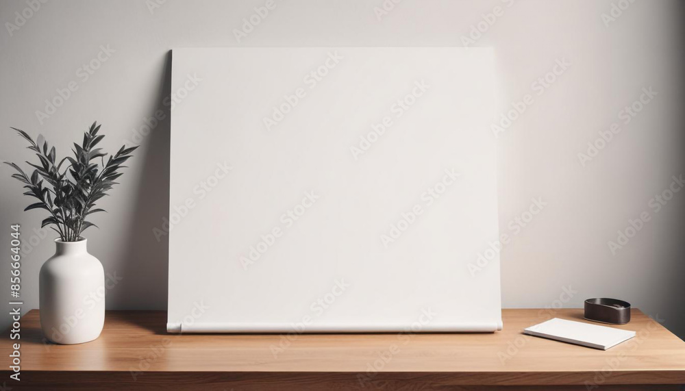 Fototapeta premium White Board Mock Up 