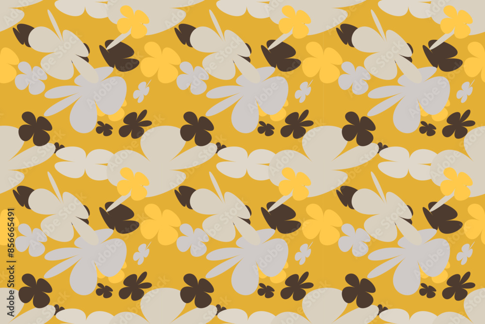 Abstract Flower Pattern With Simple Pretty, Little Floral Liberty Seamless Texture Background. Spring, Summer Romantic Blossom Flower Garden Seamless Pattern for Your Designs Abstract Flower Pattern With Simple Pretty, Little Floral Liberty Seamless Texture Background. Spring, Summer Romantic Blossom Flower Garden Seamless Pattern for Your Designs