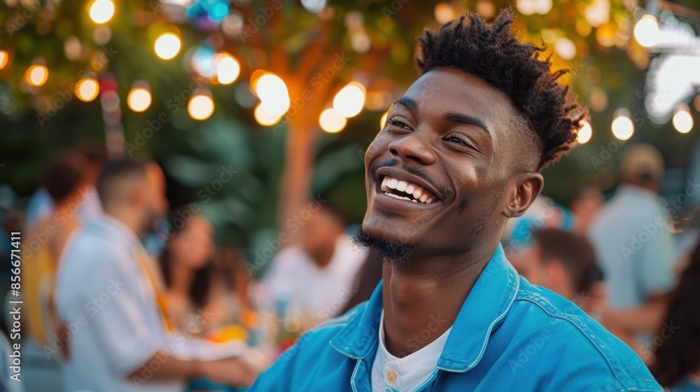 The smiling young man The smiling young man