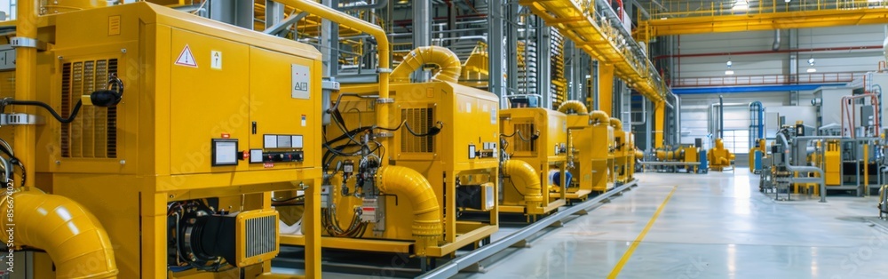 Industrial Generator Room Ready for Operation Industrial Generator Room Ready for Operation