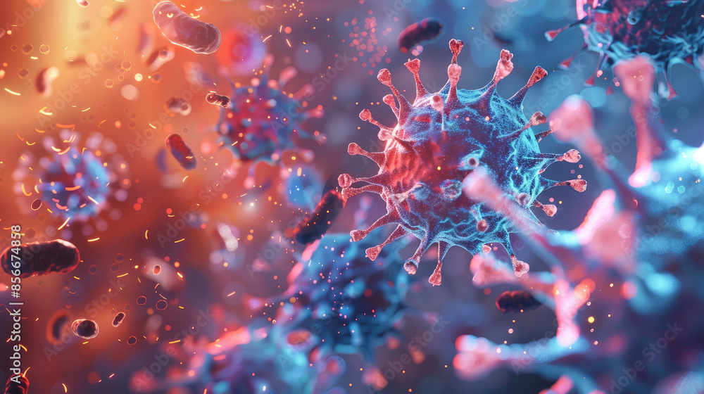 Cells Releasing Cytokines and Antibodies to Combat Viral Infections Cells Releasing Cytokines and Antibodies to Combat Viral Infections