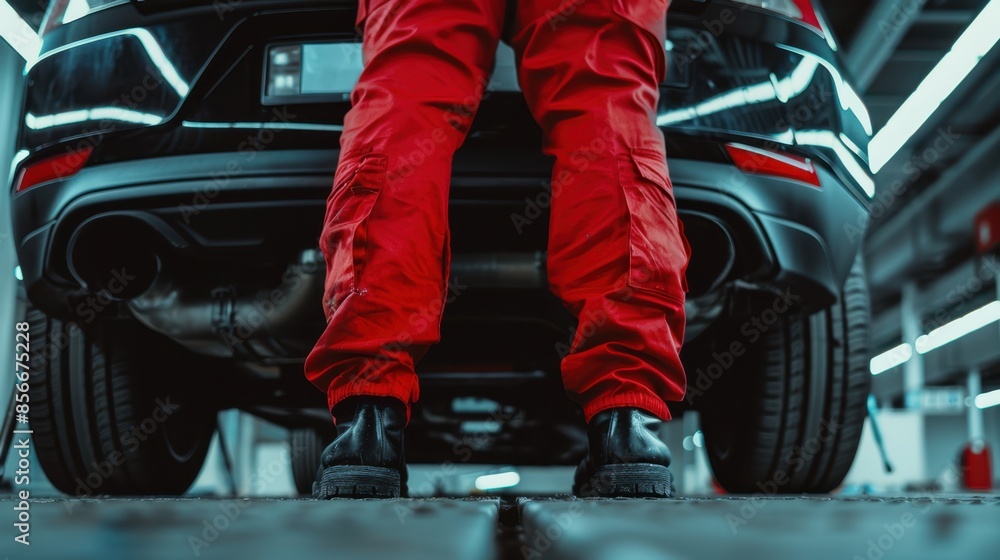 The Mechanic's Red Uniform The Mechanic's Red Uniform
