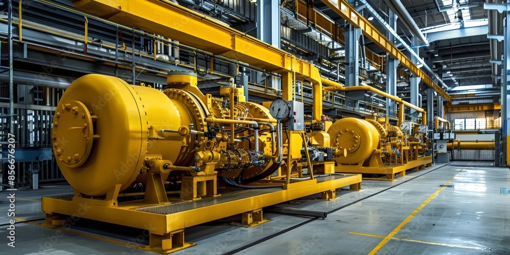 Industrial Generator Room Ready for Operation Industrial Generator Room Ready for Operation