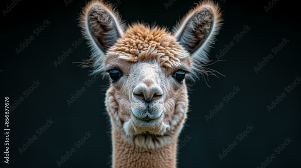 Obraz premium Cute Llama Face