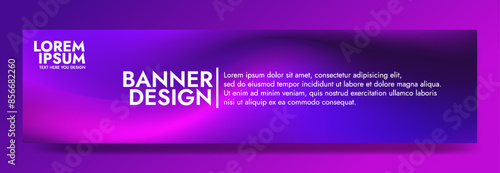 Elegant gradient infused mesh banner template highlights a dynamic, visually arresting wave composition