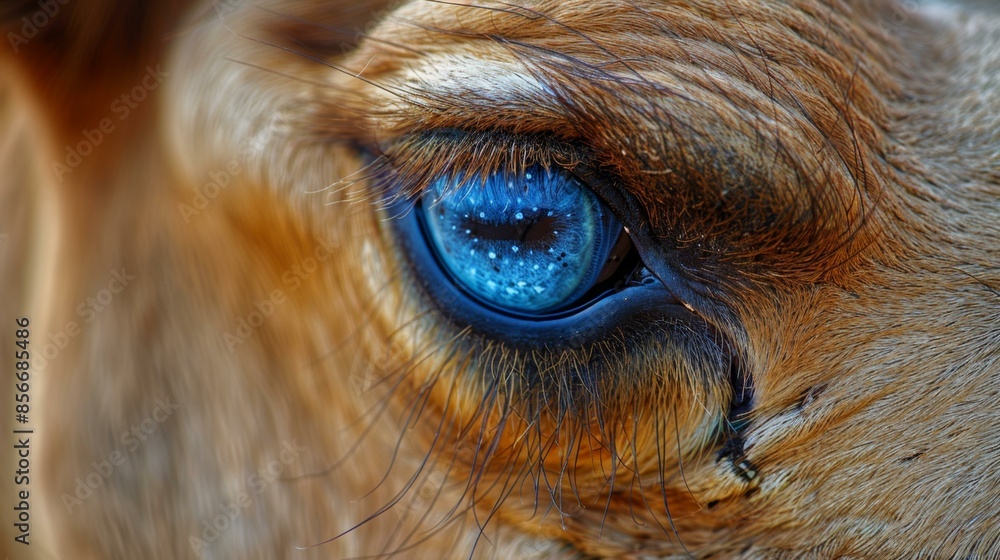 Cow's Eye with Unique Blue Coloration | Unusual Animal Feature Cow's Eye with Unique Blue Coloration | Unusual Animal Feature