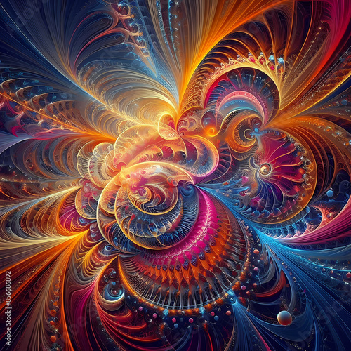 fractal burst background