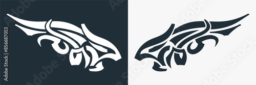 tribal tatoo wings background vintage designs