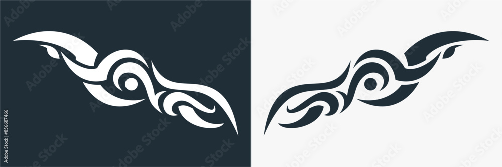 tribal tatoo dragon wings background tribal tatoo dragon wings background