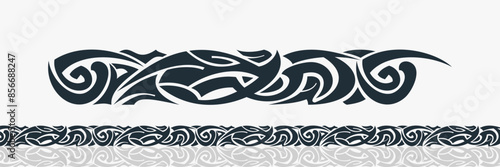 tribal tatoo background seamless offroad vehicle art