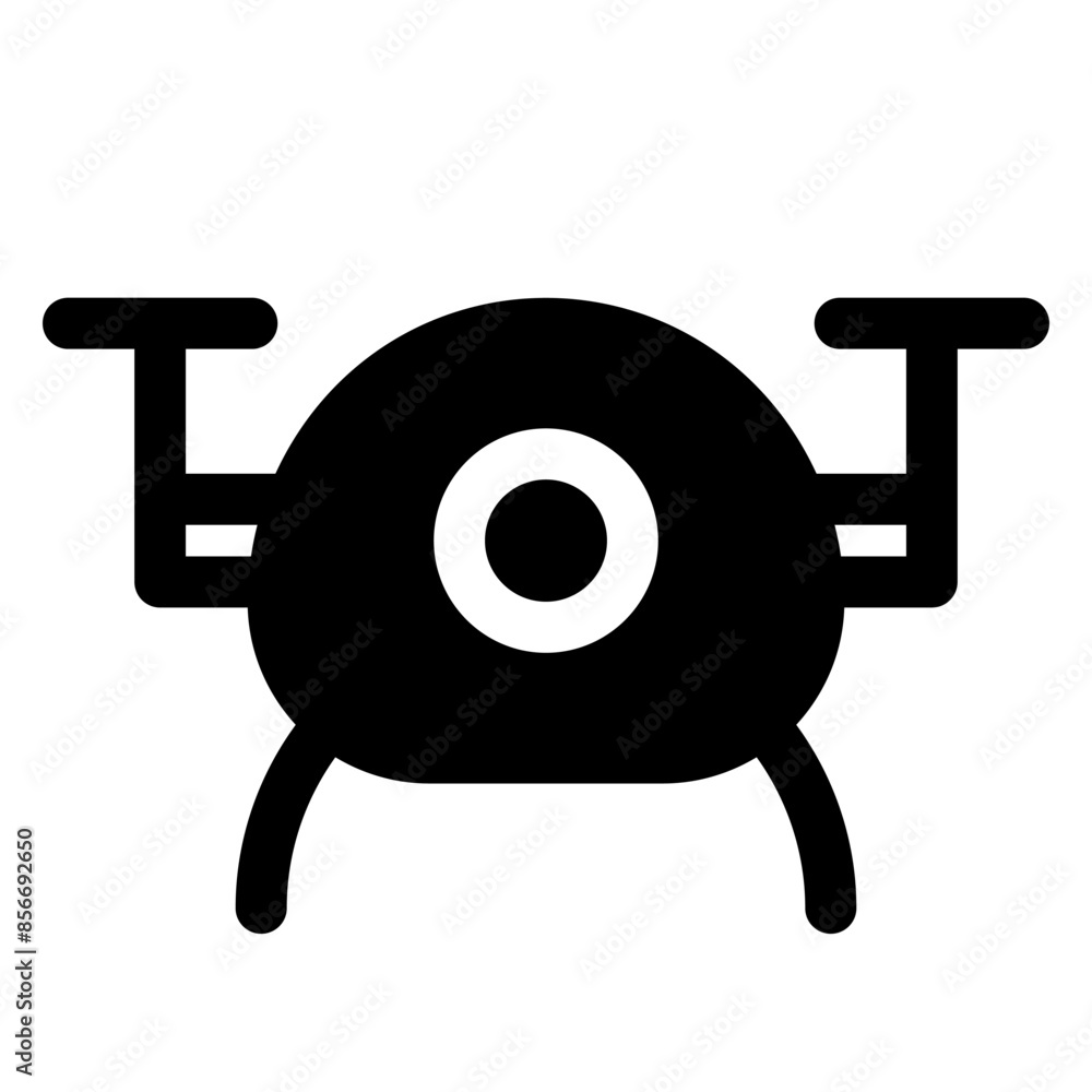 drone glyph icon vector illustration isolated on white background drone glyph icon vector illustration isolated on white background