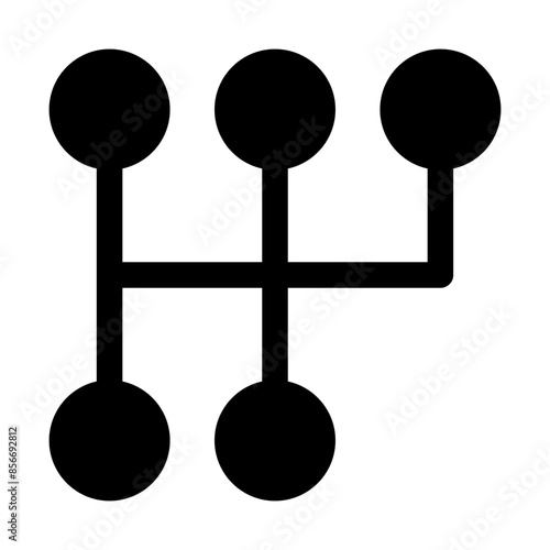 gearbox glyph icon vector illustration  isolated on white background