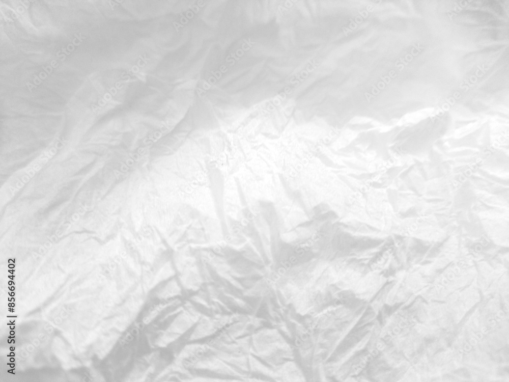 Obraz premium Abstract crumpled texture white tissue background