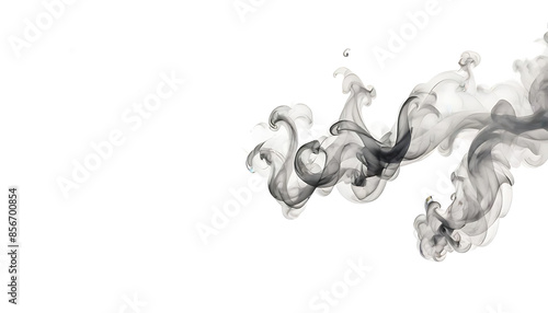 smoke on white photo