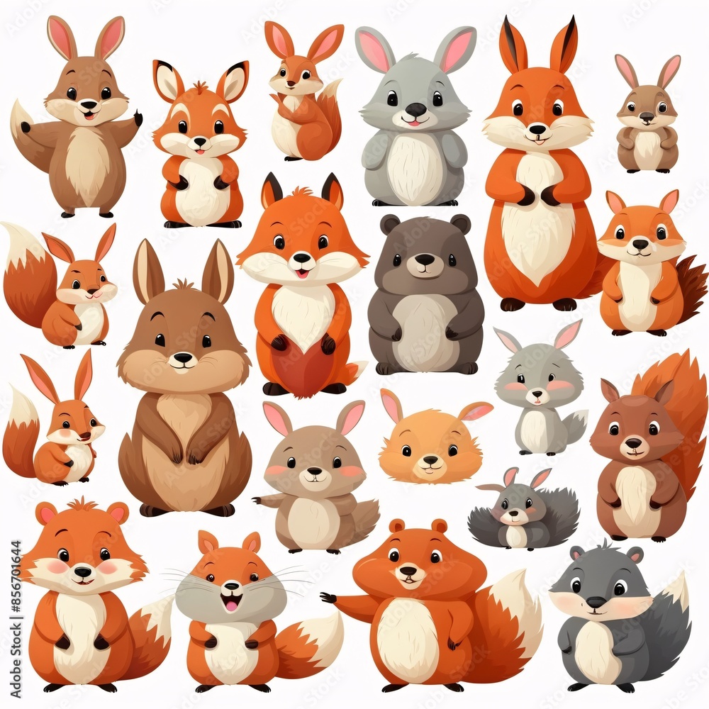 Cartoon Forest Animals Cartoon Forest Animals