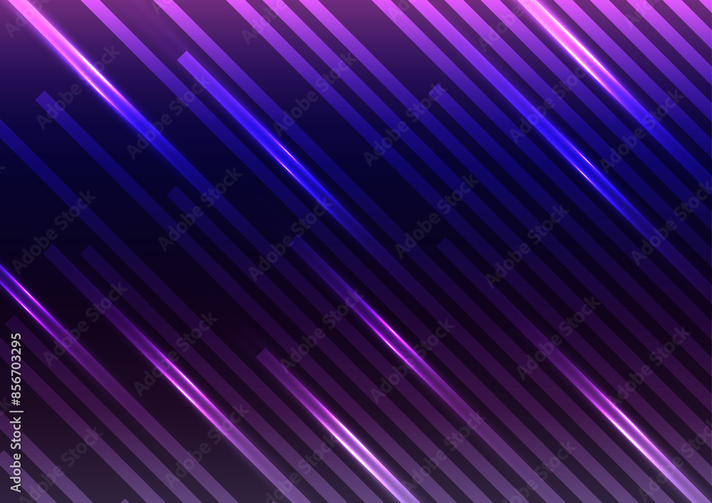 Technology geometric blue pattern purple background Technology geometric blue pattern purple background