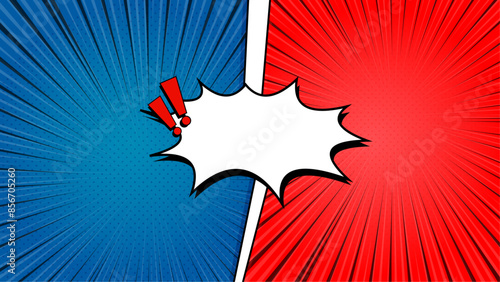 blue and red comic background wallpaper