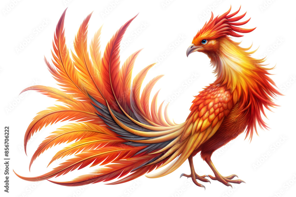Fototapeta premium phoenix bird on a transparent background