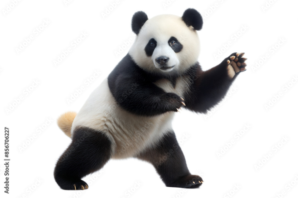 Fototapeta premium panda on a transparent background