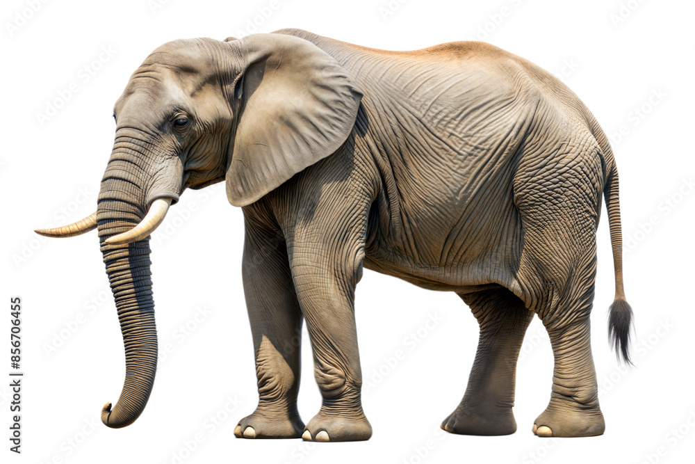 Obraz premium elephant on a transparent background