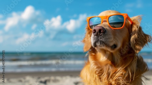 The dog with sunglasses © SemSem