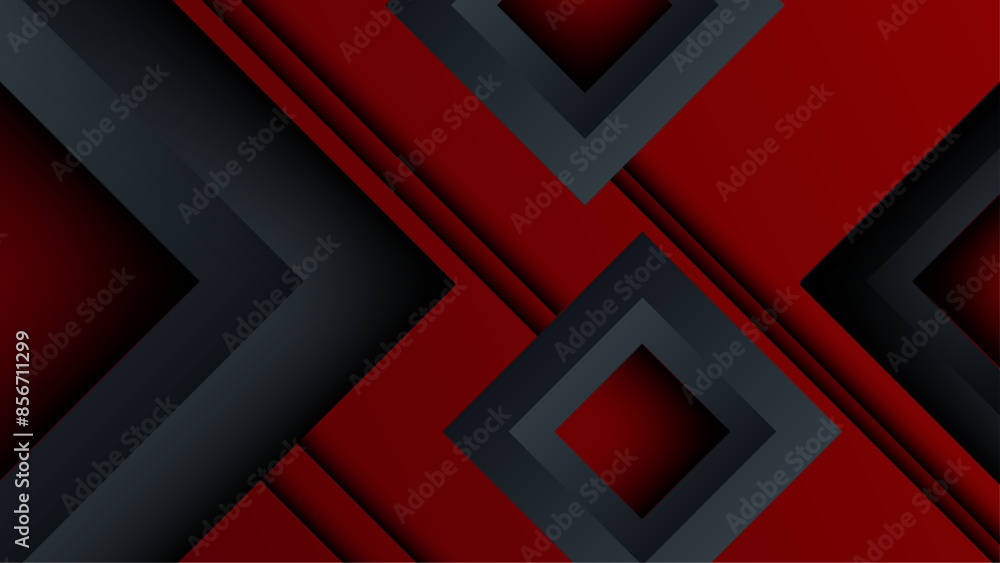 Numerous black with square red abstract background. Modern pointy lines geometric backdrop Numerous black with square red abstract background. Modern pointy lines geometric backdrop