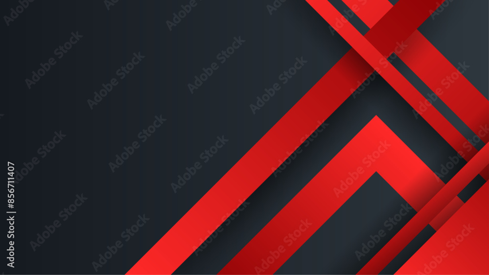 Abstract Geometric red and black background Abstract Geometric red and black background