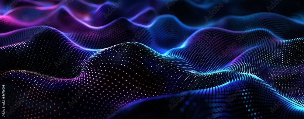 Vibrant digital waves in blue and pink hues creating a dynamic and futuristic visual, ideal for technology and creative-themed projects. Vibrant digital waves in blue and pink hues creating a dynamic and futuristic visual, ideal for technology and creative-themed projects.