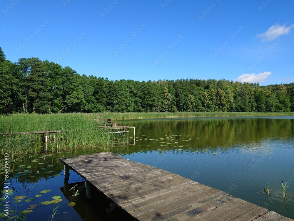 Jezioro na Mazurach