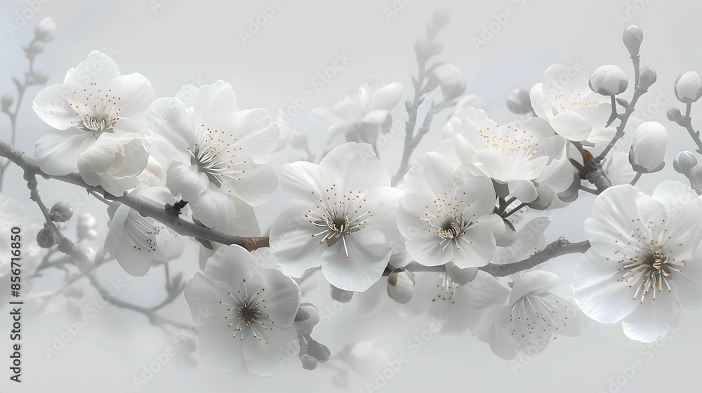 White flower background White flower background