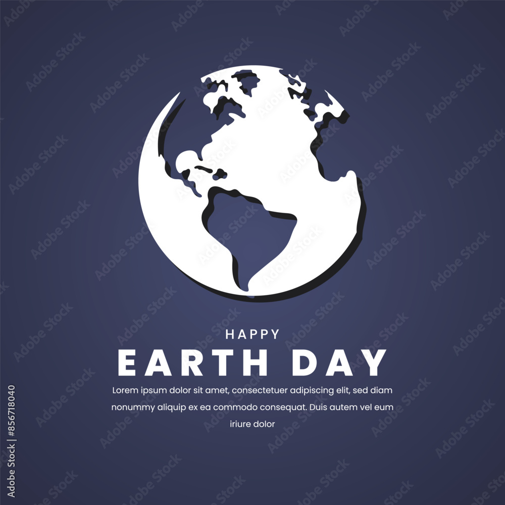Earth day flat design illustration Earth day flat design illustration