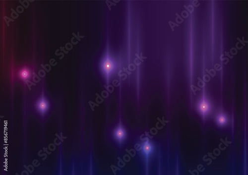 Technology purple neon line dark blue background