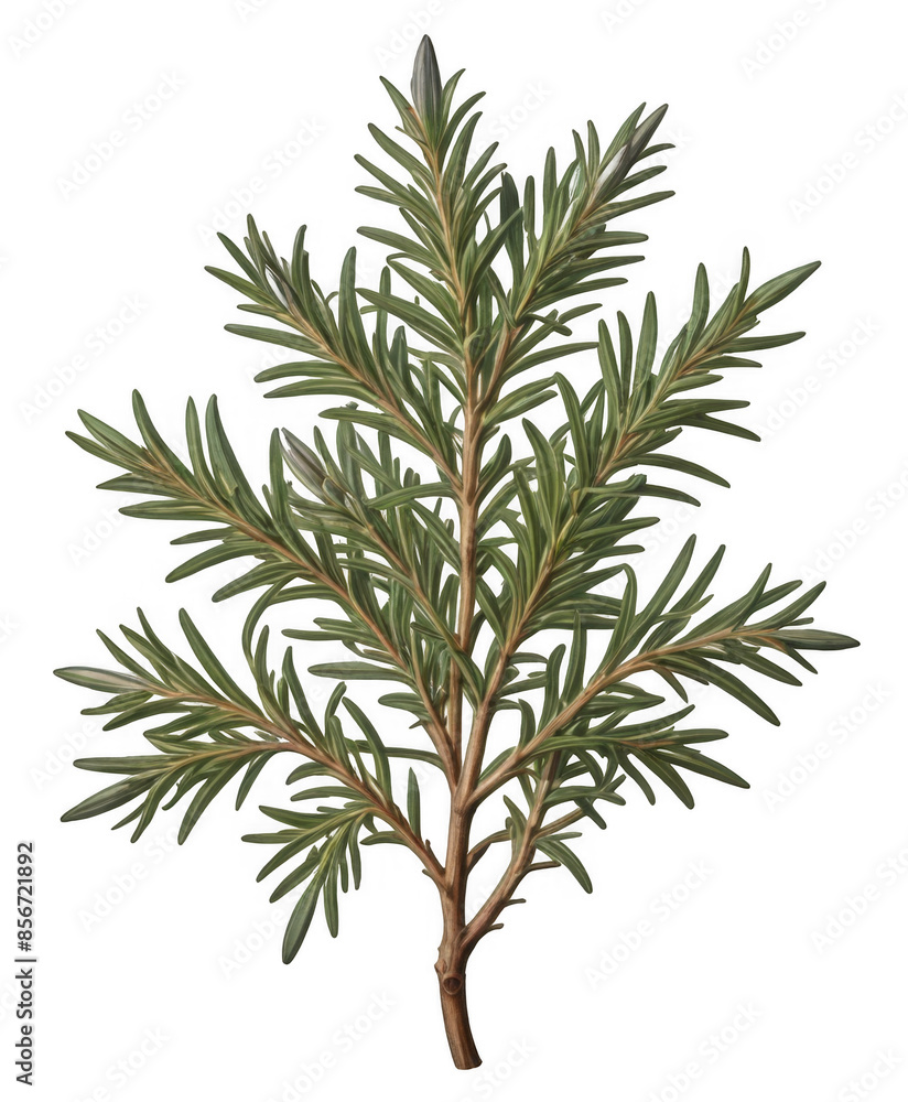 .Rosemary in the style of old botanical illustrations, transparent background. .Rosemary in the style of old botanical illustrations, transparent background.