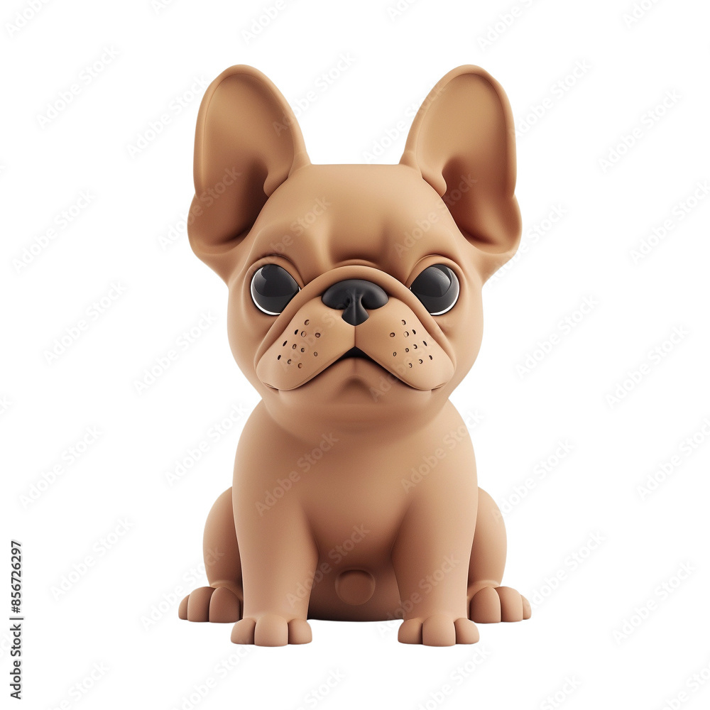 Adorable cartoon French Bulldog puppy illustration with big ears and expressive eyes, perfect for pets and animal lovers. Adorable cartoon French Bulldog puppy illustration with big ears and expressive eyes, perfect for pets and animal lovers.