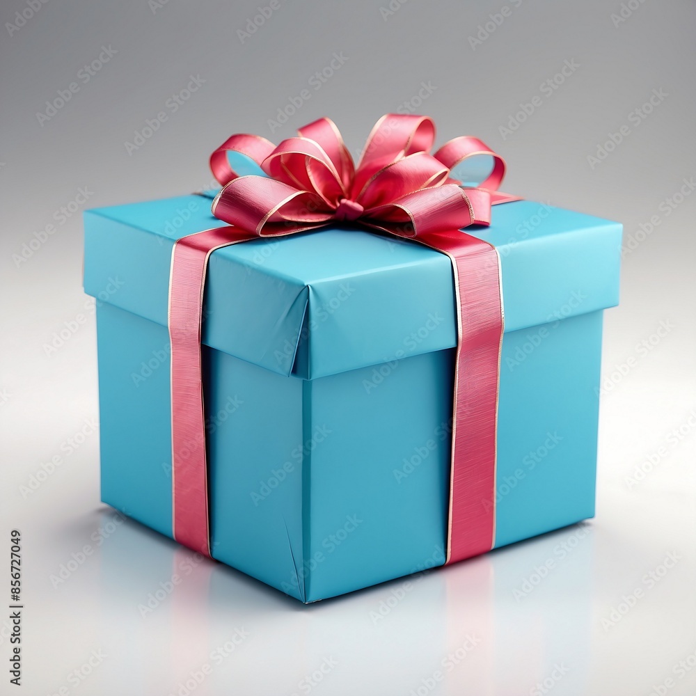 Obraz premium A gift box with white background