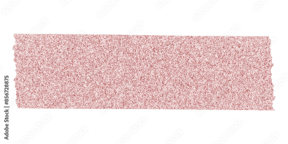 Fototapeta premium Pink washi tape png sticker, sparkly cut out on transparent background