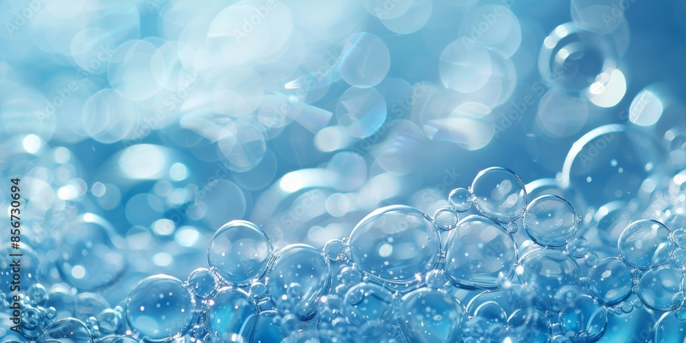 A close-up of underwater bubbles rising towards the surface, capturing the light and creating a mesmerizing, sparkling effect. A close-up of underwater bubbles rising towards the surface, capturing the light and creating a mesmerizing, sparkling effect.