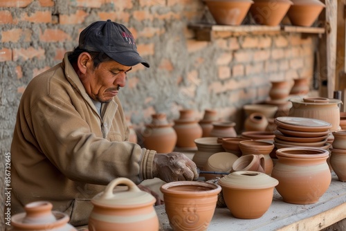 Crafting Tradition: Authentic Pottery Making Process in Peru Unveiled