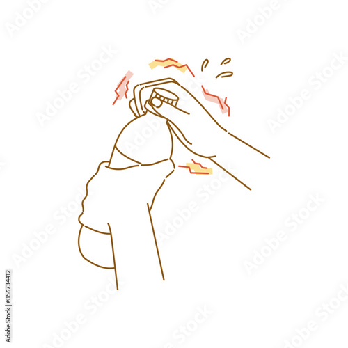 女性の更年期障害：ペットボトルのフタが開けられない・手が痛い