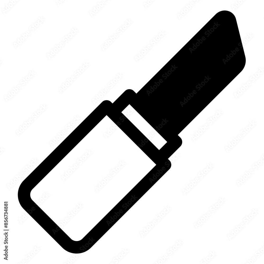 lipstick glyph icon vector illustration isolated on white background lipstick glyph icon vector illustration isolated on white background