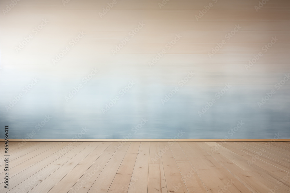 empty wall and wooden floor with glare from the window. Interior background for mockup or presentation empty wall and wooden floor with glare from the window. Interior background for mockup or presentation