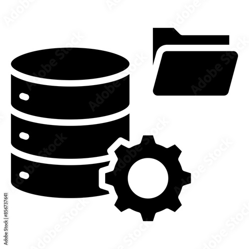 Data Management  Icon Element For Design