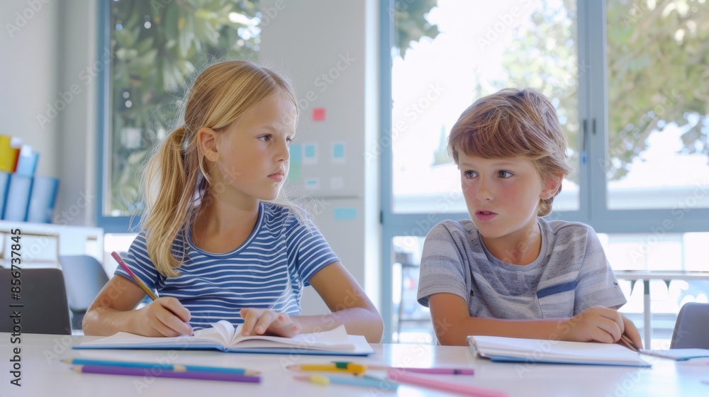 The children in classroom. The children in classroom.