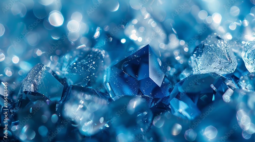 Blue Crystal Close Up Blue Crystal Close Up