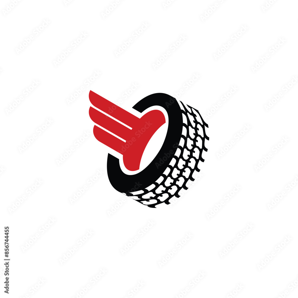 Illustration of a tire logo for a company Illustration of a tire logo for a company