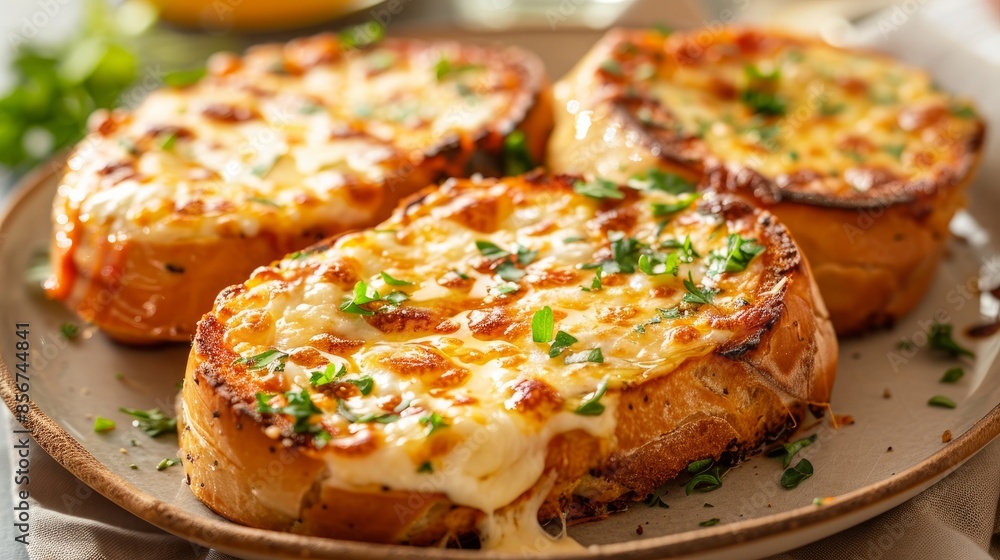 Savory mozzarella sandwiches, cooked to perfection and topped with a golden-brown crust, rest on a plate, inviting you to indulge in their cheesy goodness Savory mozzarella sandwiches, cooked to perfection and topped with a golden-brown crust, rest on a plate, inviting you to indulge in their cheesy goodness