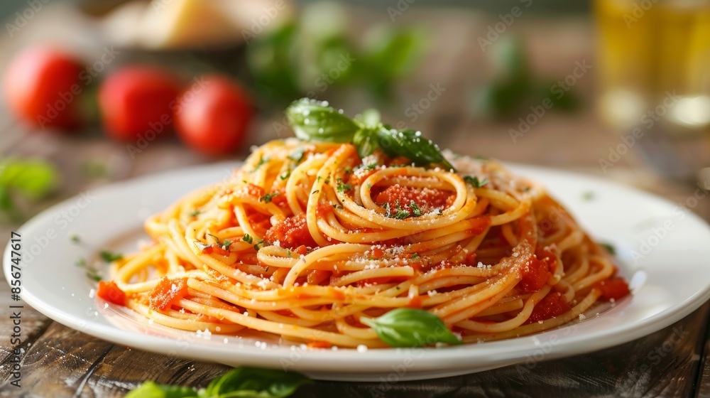 Savory pasta dish cooked in a classic Italian style sauce, ready in minutes Savory pasta dish cooked in a classic Italian style sauce, ready in minutes