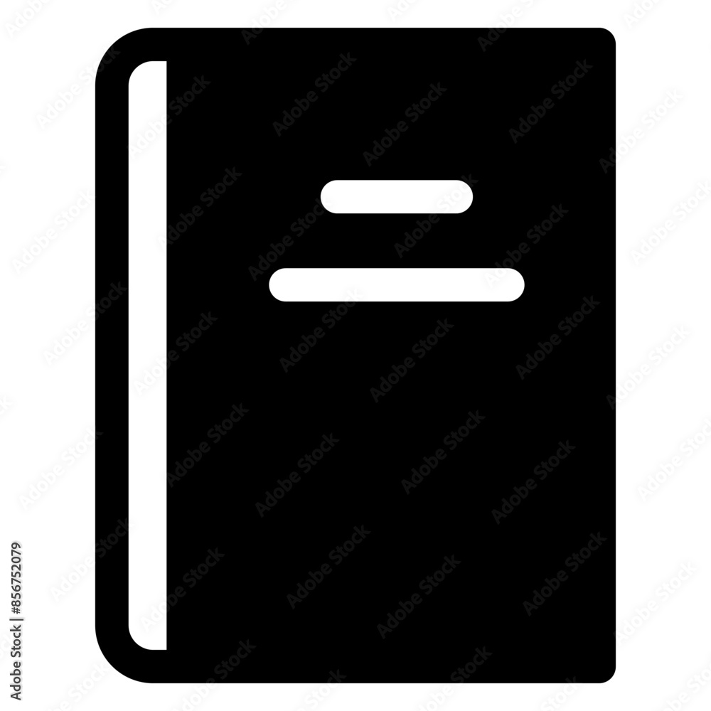 book glyph icon vector illustration isolated on white background book glyph icon vector illustration isolated on white background